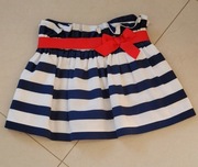 Spódnica w paski,rozm. 128