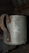 Kubek oryginalny IDEAL -7 metalowy stary, lata 1930-50