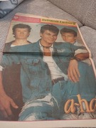 PLAKAT A-HA / TINA TURNER  ROZKŁADÓWKA Z GAZETY 