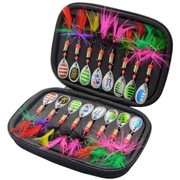 Zestaw błystki obrotówki spinningowe 16 szt