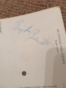 Brigitte Bardot autograf - Stara pocztówka dźwiękowa