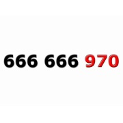 Złoty numer ____ 666 666 970 ____ Platynowy - ViP