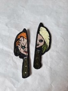 Aplikacja do naszycia, naszywka  horror, kreskówka,  laleczka Chucky