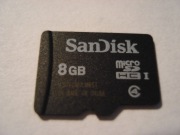 karta pamięci micro SDHC 8 gb