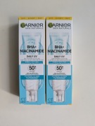 Garnier BHA+ NIACYNAMIDE SPF 50  2 sztuki OKAZJA NOWE! 