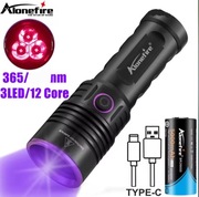 Latarka UV 60W wysokiej mocy 3x365nm Alonefire SV53 