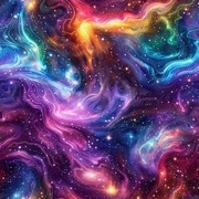 Dresówka pętelka na dres dla dzieci dziecięcy gwiazdy kosmos galaktyka 0,5m