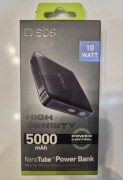 Powerbank SBS 5000 mAh 10W LCD Czarny