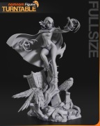 Figurka druk 3D żywica 12K " Raven - Teen Titans " - 235 mm