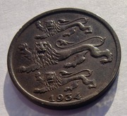 ESTONIA 2 Senti 1934 ŁADNA 