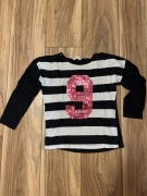 Bluzka z długim rękawem i cekinami 134/140