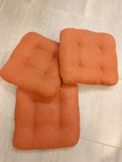 Zestaw 3 miękkich poduszek kwadratowych  40x40 cm