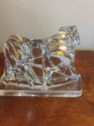 Figurka tygrysa Baccarat Crystal Art Deco 1925r