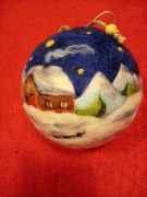 Bombka świąteczna "Pejzaż zimowy"