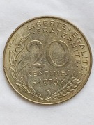 088 Francja 20 centymów, 1976