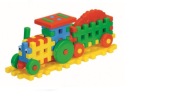 klocki konstrukcyjne traktor farmera