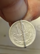 Sprzedam monetę 10 groszy 1966 rok mała skrętka 