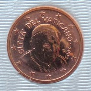 WATYKAN  2009 1 CENT UNC !!!!!!!!!!