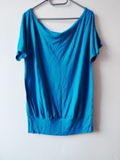 Bluzka niebieska roz.L/xl wymiary opis firmy Sasperilla