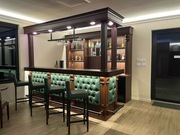 Bar restauracyjny nowy pikowany dębowy lada barowa