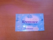 Stare puste opakowanie okładka Miss kremowe 2006 mydło w kostce