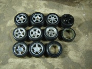 Zestaw kół do dioramy dla modeli 1:18 11 szt