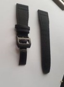 Klamra motylkowa do zegarka jak IWC 18 mm czarna