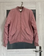 Ciepła bluza bomberka H&M, rozmiar 38, różowa