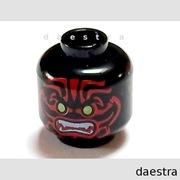 LEGO 3626pb0845 GŁOWA Wojownik Armii Kamienia Ninjago njo0075 z 70503 70501