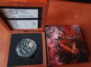 Srebrna Moneta Kolekcjonerska "MULAN - WOMAN WARRIOR" Ag . 999 Niue 5$ 2021