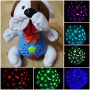 Piesek lampka nocna z pozytywką