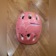 Kask rowerowy s  dziecięcy damski różowy
