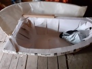 Wanna Besco Cornea 140x80 lewa z obudową