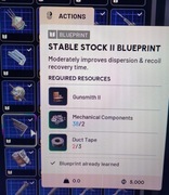 Stabilna kolba II Stable Stock blueprint schemat ARC Raiders PC/PS/XBOX