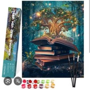 BOUGIMAL MAGICZNE DRZEWO   MALOWANIE PO NUMERACH DLA DOROSŁYCH 40X50