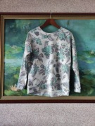 bluzka bluza sweter bawełniana damska męska liście dżungla las palmy