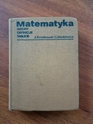 Matematyka wzory definicje tablice Królikowski Steckiewicz