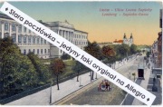 LWÓW LWIW LEMBERG Ulica Leona Sapiehy i Kościół Św. Marii Magdaleny 1917