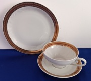 PORCELANA COLDITZ  TRIO ZESTAW ŚNIADANIOWY 