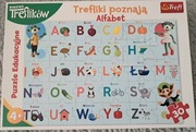 Puzzle Edukacyjne Trefliki poznają Alfabet