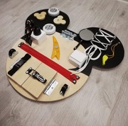 Mickey, Mini Mouse.. Niepowtarzalna Tablica Manipu