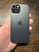 IPhone 15 black 128gb + ladowarka + szyba + etui