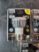 Zestaw 3x EGLO E27 LED – Żarówki reflektorowe do oświetlenia punktowego, 5W