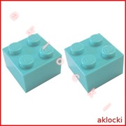 LEGO 3003 KLOCEK 2x2 średni lazurowy / Medium Azure - 2 szt.