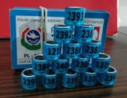 Obrączki dla gołębi 2026 z kartami własności 