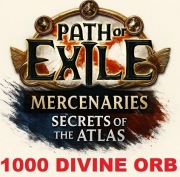 PATH OF EXILE 1 LIGA MERCENARIES 1000 DIVINE ORB Secrets Of The Atlas PC
