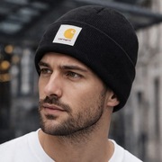 Czapka Zimowa Carhartt Beanie czarna| Ciepła | Streetwear Premium