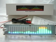 Analizator sygnału audio + DSP LED 25 cm wskaźnik spectrum widmo korektor