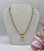 Naszyjnik kuleczki stal 316L