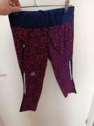 Legginsy rybaczki Kalenji na siłownię, rower M 38